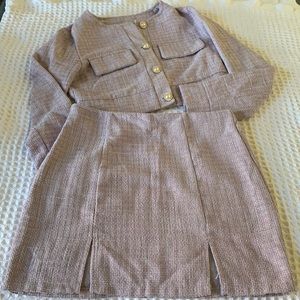 Skirt/Jacket set 💜🩶